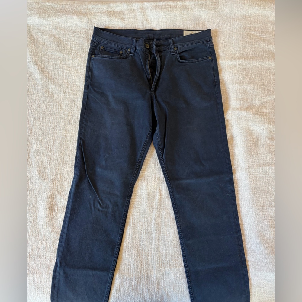 Rag & Bone Navy Slim Fit Jeans